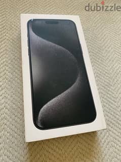 New Sealed iPhone 15 Pro Max, 512GB Titanium Black