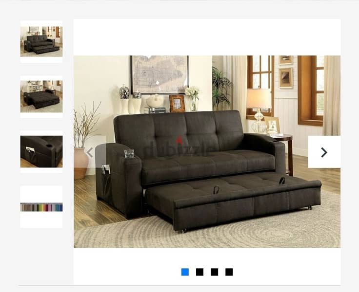 Sofa bed 200cm كنبه سرير عرض ٢٠٠سم 0