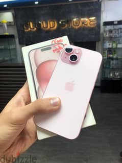 للبيــع " iphone 15 خطين كسر زيرو ( بطارية 100% & ch )