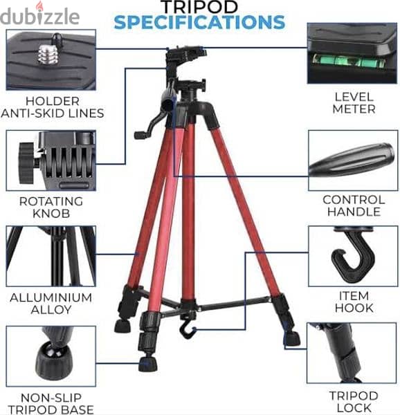 حامل ثلاثي من الألومنيوم  3366 Aluminium Tripod 0