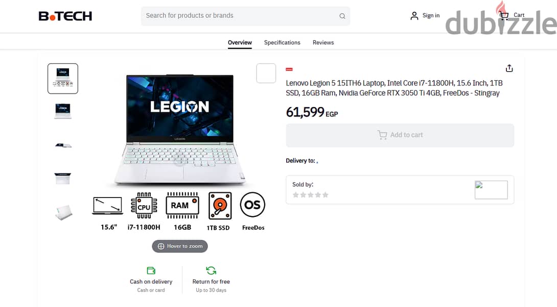 Lenovo Legion 5 15ITH6 White edition GAMING LAPTOP 7