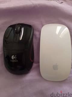 2 mouse Apple and Logitech