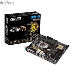 bundle motherboard H81+ cpu i7-4 + ram 8G