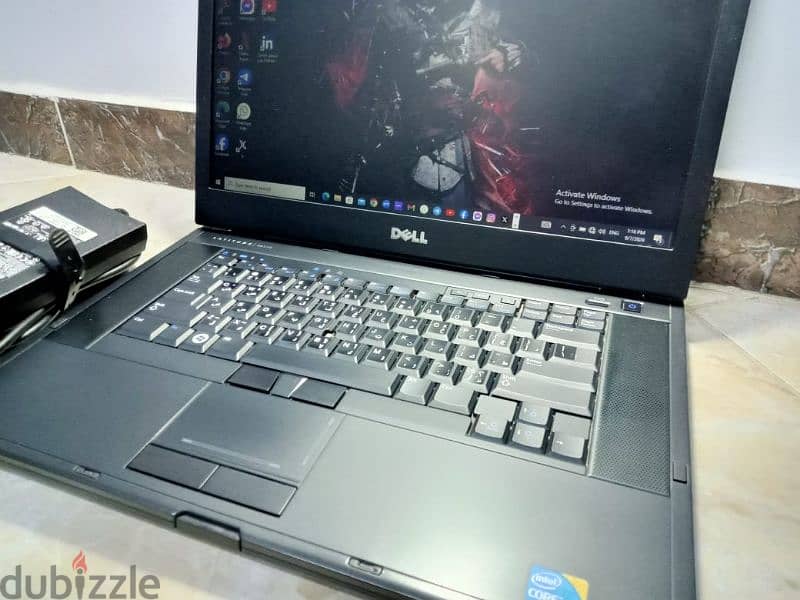 Dell latitude كور ٧ وشاشه ١٥. ٦ انش شاحن اورجينال 6