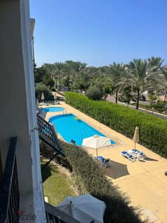 Apartment 155. M in Marassi North Coast facing north overlooking pool for sale with furniture at the lowest price in market