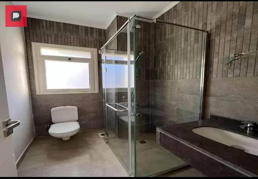 3bedroom apartment ready to move with a very special view for sale in Creek Town Compound on Suez Road New Cairo near Madinaty and   Golden Square 1