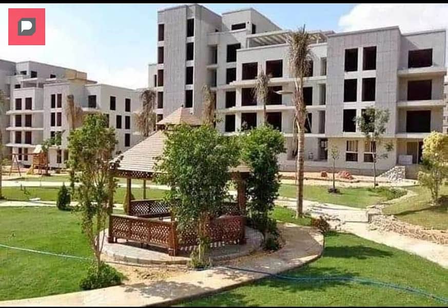 3bedroom apartment ready to move with a very special view for sale in Creek Town Compound on Suez Road New Cairo near Madinaty and   Golden Square 13