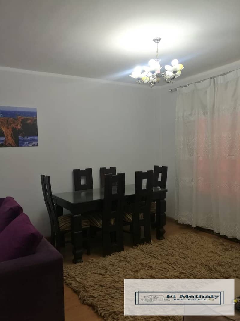 apartment for rent furnished in Al Rehab City 1