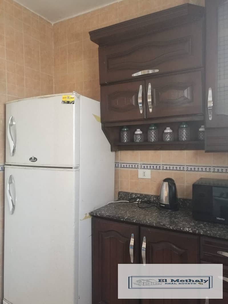 apartment for rent furnished in Al Rehab City 5