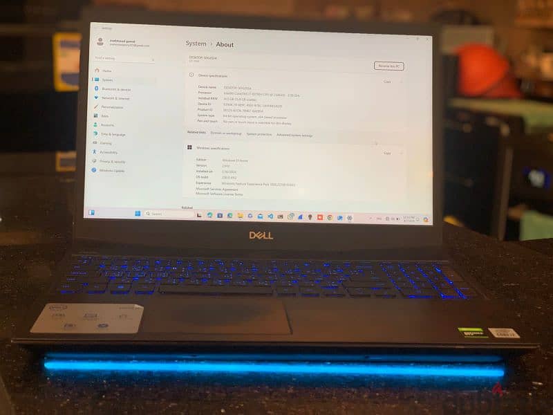 Dell G5 corei7 10750h Gtx 1650 to 6g 4