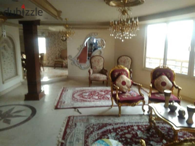 Apartment For sale,475m + 100m roor in Ibn El Hakam Sq 22