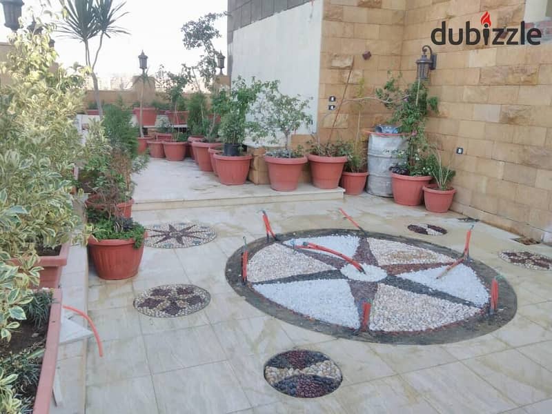 Apartment For sale,475m + 100m roor in Ibn El Hakam Sq 26