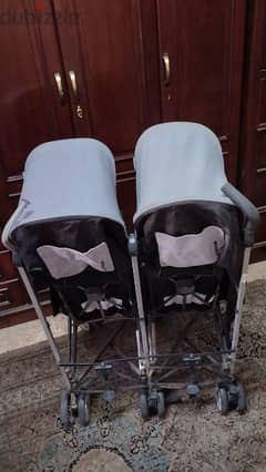 عربة أطفال توأم stroller for twin