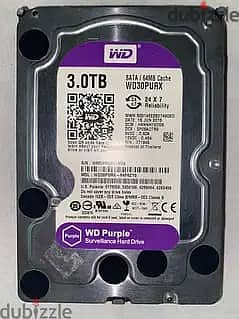 3T purpel harddrive-هارد بنفسجى 3 تيرا