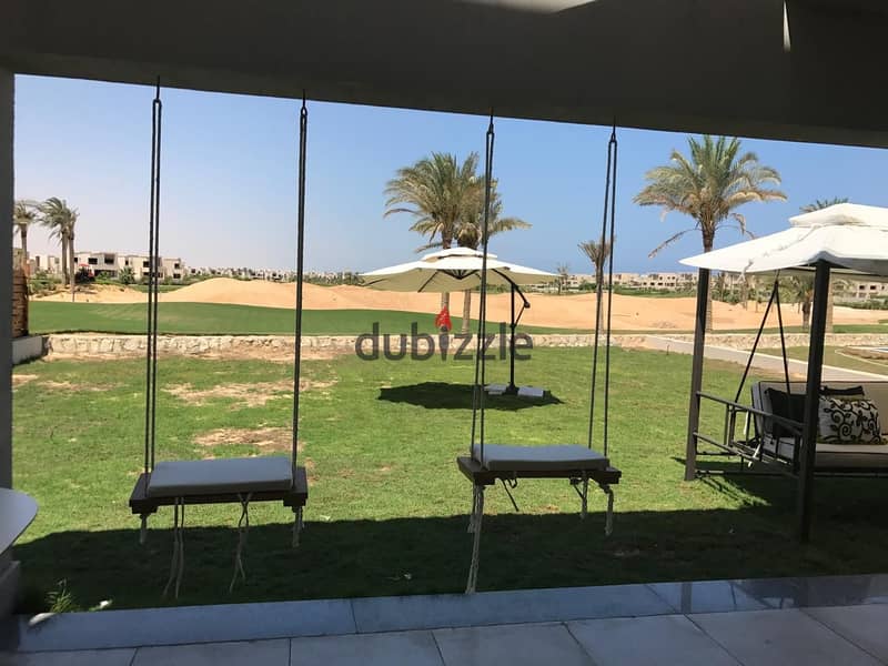 Standalone Villa 619. M in Hacienda Bay North Coast fully furnished overlooking golf and lagoon for sale at the best price 2