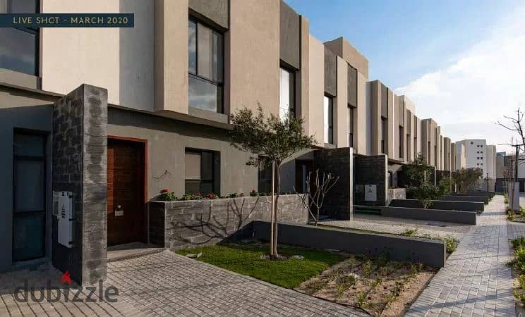 Townhouse Middle for sale resale finished with kitchen + AC/s in compound al Burouj 3