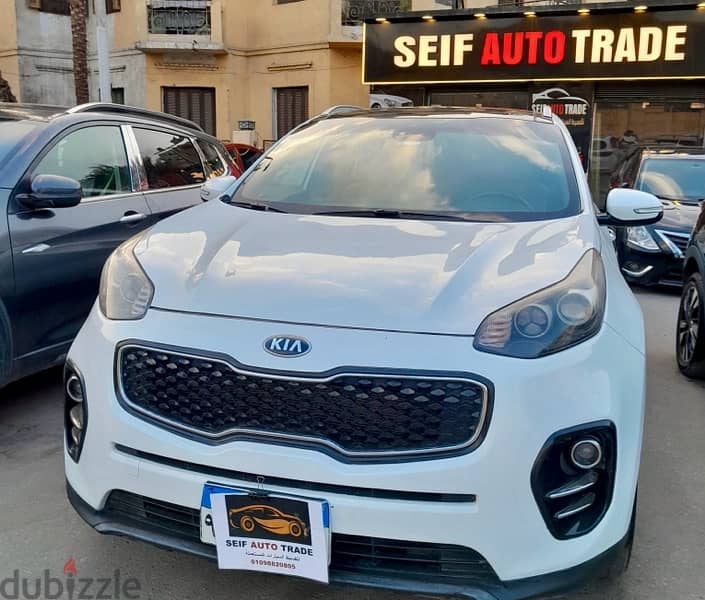 Kia Sportage 2019كيا سبورتاج أعلي فئة فابريكة بمقدم ٤٥٠ الف 4