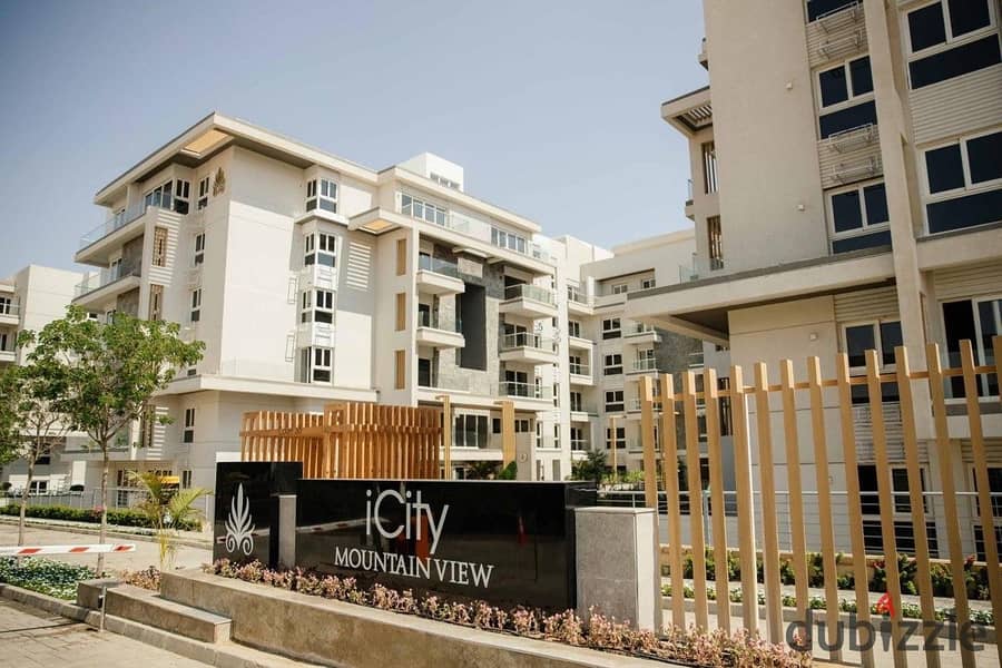 Apartment for sale fully finished ready to move in Club park phase in Mountain view iCity 7