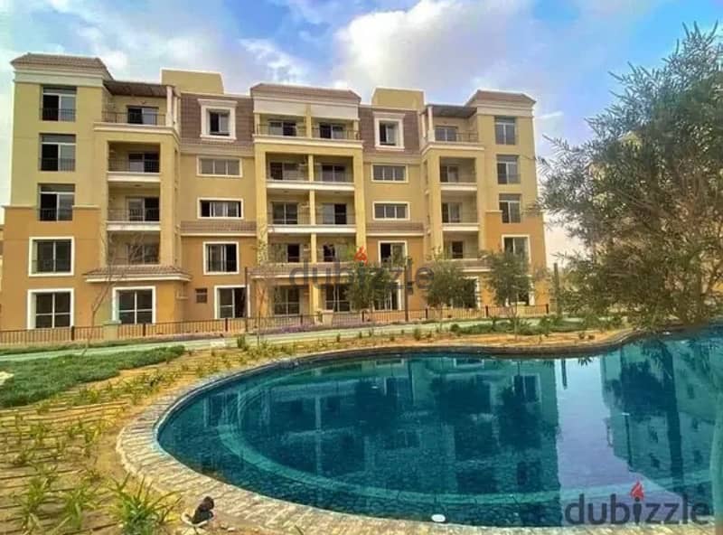 Apartment 147m for sale in Sarai Compound,Madinaty Wall to wall by 7