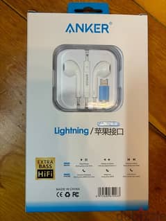 Anker earphones سماعات انكر جديدة متبرشمة