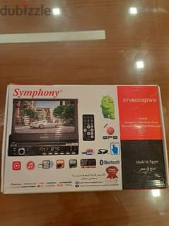 شاشة و كاسيت symphony استعمال خفيف ٧ بوصة