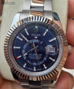 Rolex Sky dweller   similar original 
sapphire crystal