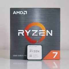 Processor AMD RYZEN 7 5800X 8-Core 3.8 GHz AM4 جديد متبرشم