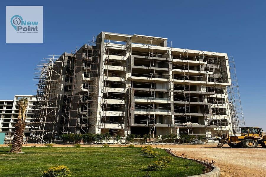 Own a 154m Garden Apartment in the first residential project, finished with AC's, in (R-8) in the Administrative Capital 0