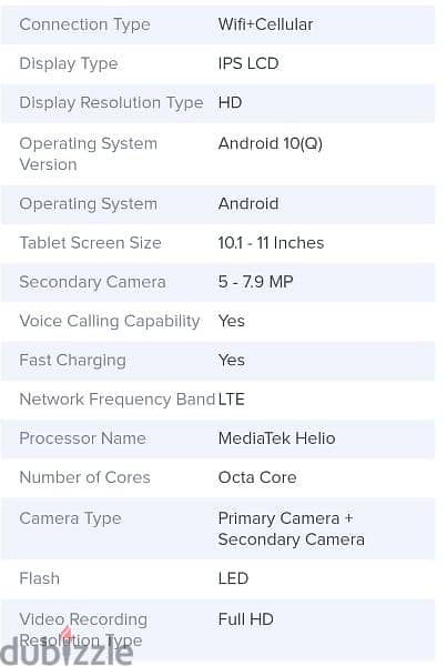 Tab lenovo M10 HD 4