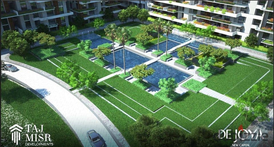 Apartment 144m with installments in front of the embassy district in the new capital in Dejoya 3 Compound 4