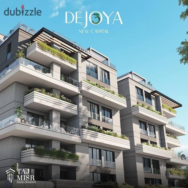 Apartment 144m with installments in front of the embassy district in the new capital in Dejoya 3 Compound 2