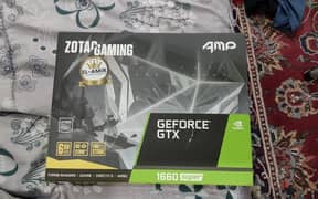 GTX 1660 super zotac amp edition