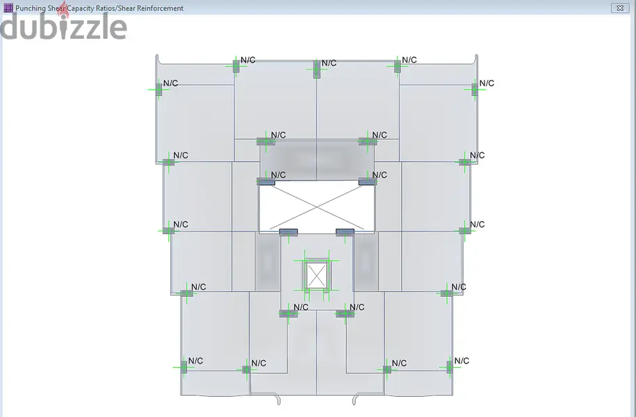 (AutoCAD drawing of panels by piece (civil work