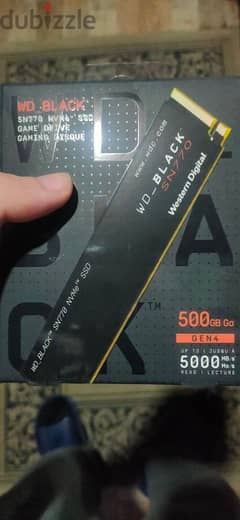 هارد NVME SN 770 5gb/s Read and write كتابه و قرايه