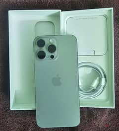 i phone 15 pro max  256 GB Natural Titanium with Face Time