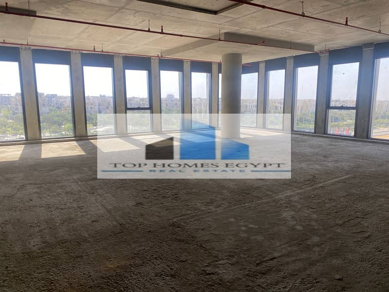 Office for rent 180 sqm in EDNC Sodic -5th Settlement / مكتب اداري للإيجار في سوديك - التجمع الخامس 2