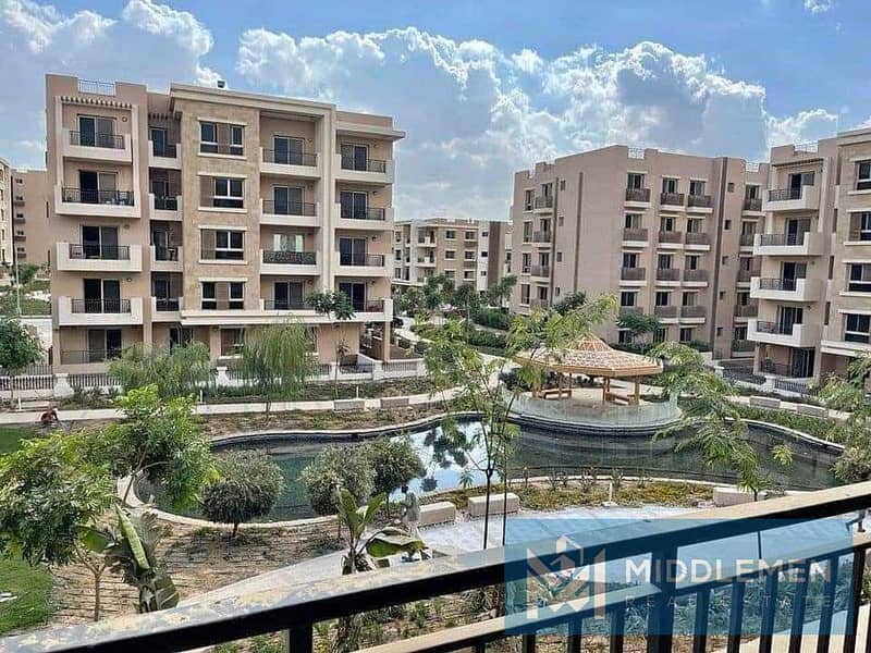 apartment for sale 121m delivered prime location , taj city new cairo 7