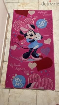 Minni mouse carpet سجادة أرضية