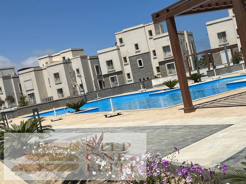 The best village on the North Coast, chalet for sale in installments in Amwaj 5