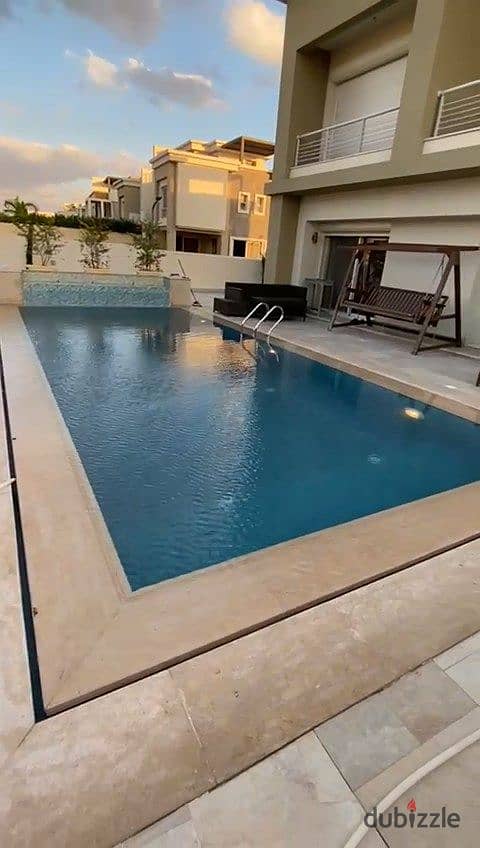 Villa for rent in Cairo Festival City Compound with swimming pool prime location 1