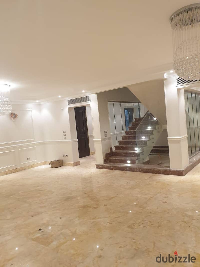 Villa for rent in Cairo Festival City Compound with swimming pool prime location 6