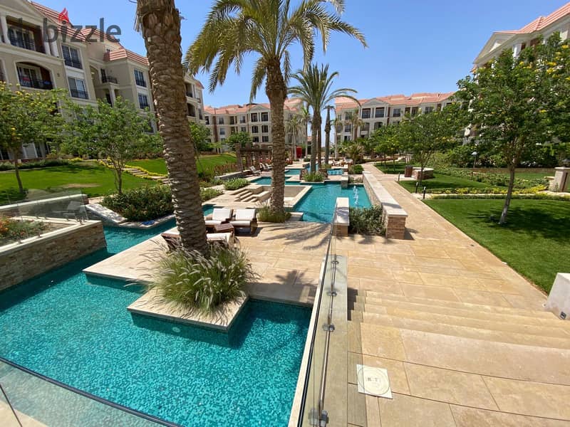 شقه 144م للبيع اكسترا سوبر لوكس بالتكييفات و المطبخ برايم لوكيشن علي اللاندسكيب luxurious apartment for sale  144m in Regent's park compound with AC's 1