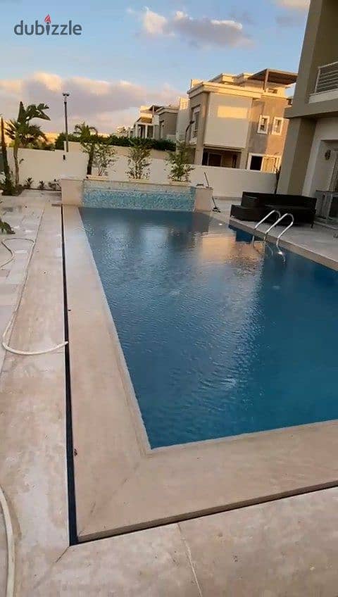 villa for rent 5-bedroom in Cairo Festival City Compound, with swimming pool, kitchen and air conditioners, snapshot pricevilla 21