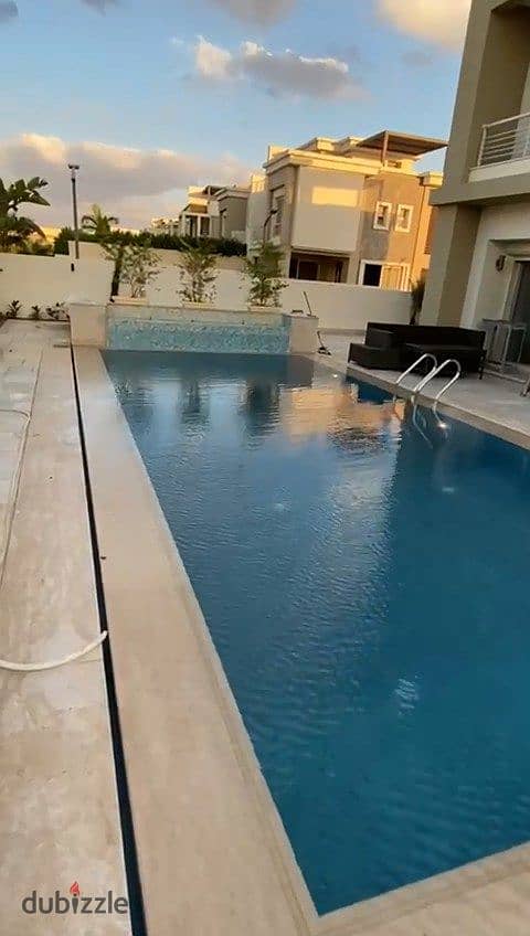 villa for rent 5-bedroom in Cairo Festival City Compound, with swimming pool, kitchen and air conditioners, snapshot pricevilla 22