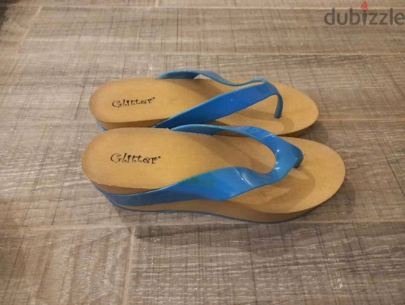 Glitter sabot for women size 40 سابو من جليتر مقاس ٤٠ 1