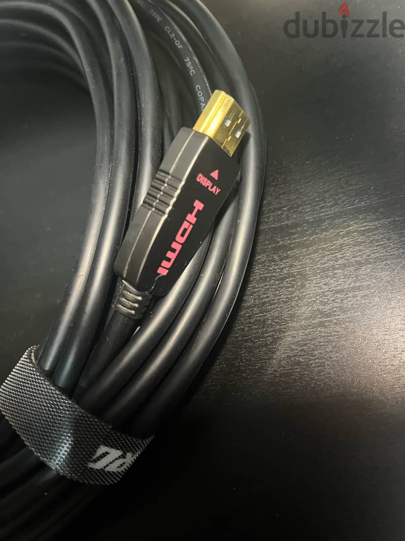 RuiPro HDMI 2.1 Fiber Optic Cable 15 Meter 48Gbps 8K60Hz 4K120Hz 1