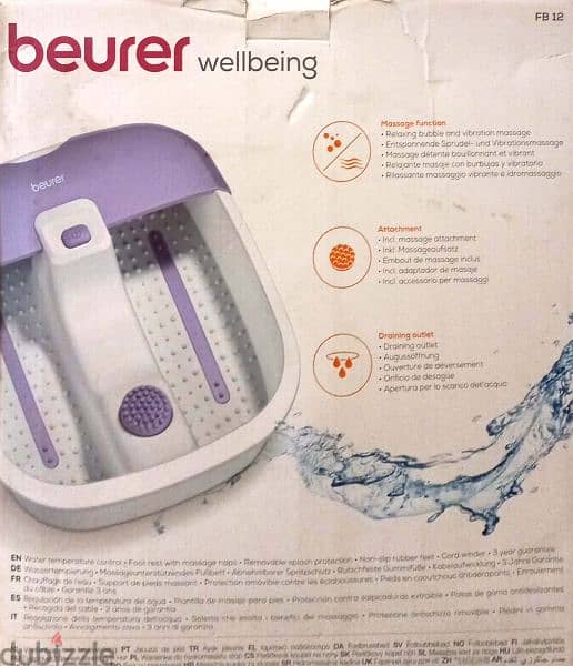 Beurer foot spa fb12 جهاز فوت سبا مساج للقدمين 2