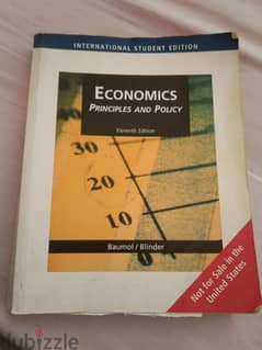 Economics Principles and Policy