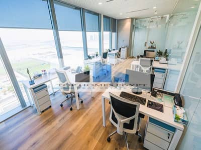 Office for rent 240 sqm fully finished with ACs in a prime location in South 90th / مكتب إداري للإيجار متشطب بالتكييفات بموقع مميز - التسعين الجنوبي