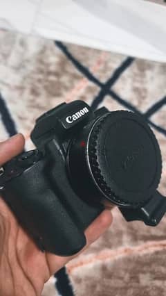 canon m50 with adaptor